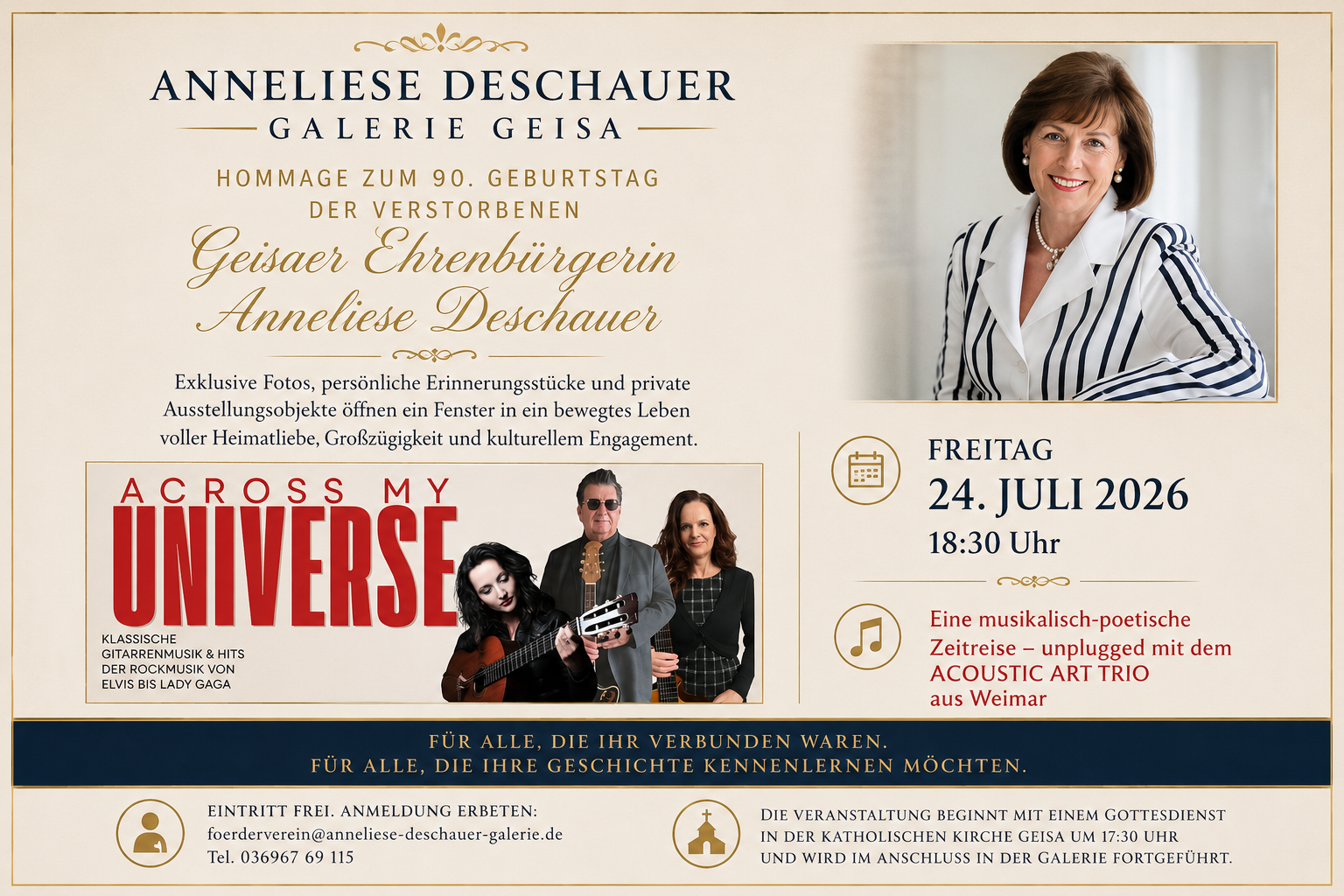 Hommage an Anneliese Deschauer