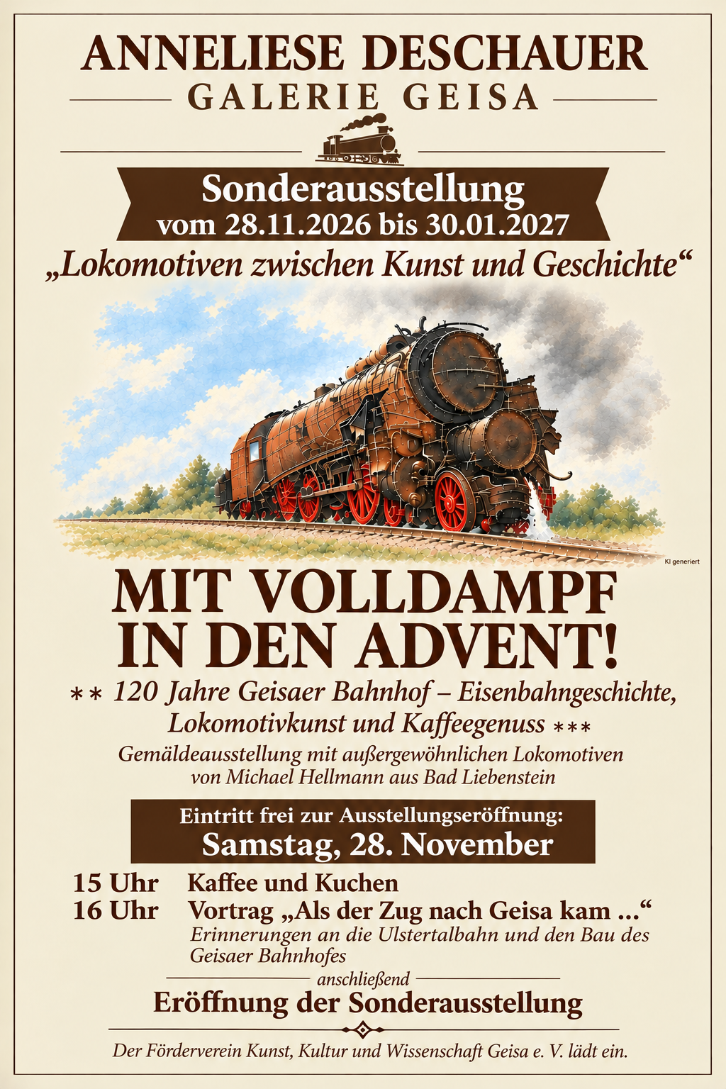 Lokomotiven zwischen Kunst und Geschichte